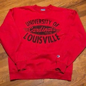 💥Vintage Champion Sweatshirt Louisville Cardinals
